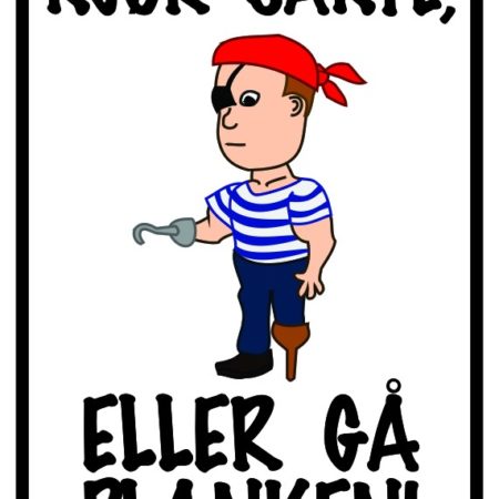 Kjør sakte eller gå planken (skilt)