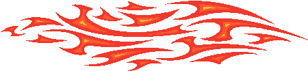 3c Flames 01 (klistremerke)