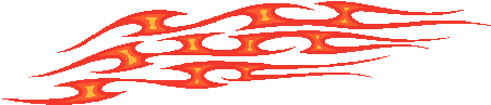 3c Flames 10 (klistremerke)