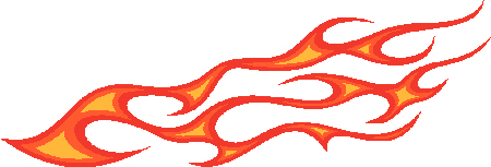 3c Flames 39 (klistremerke)