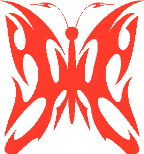Bfly 02 (klistremerke)