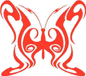Bfly 08 (klistremerke)