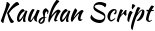 Kaushan Script